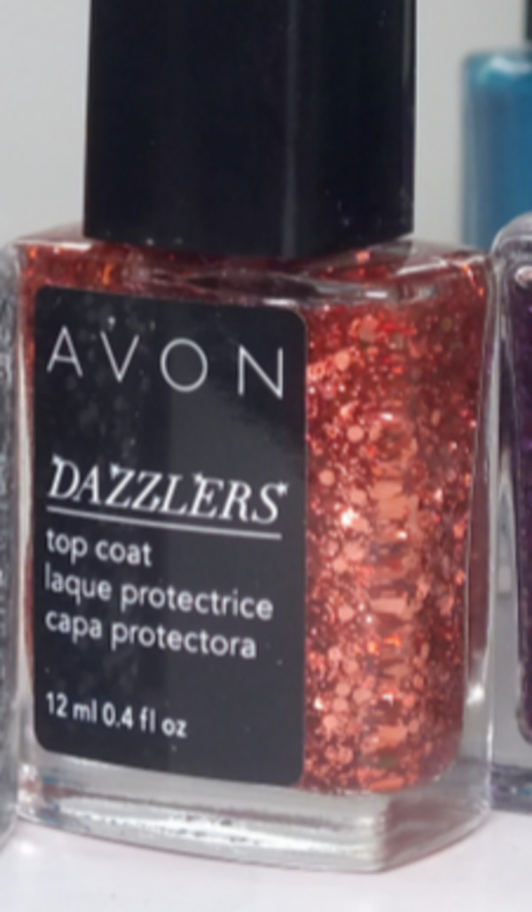 Nail polish swatch / manicure of shade Avon Show Stopper Copper