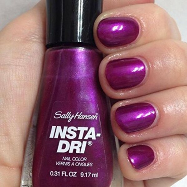 Nail polish swatch / manicure of shade Sally Hansen Wild Iris