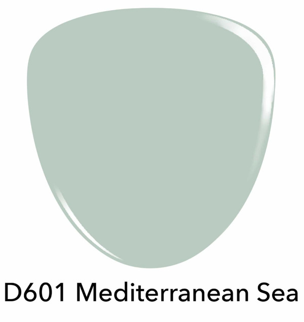 Nail polish swatch / manicure of shade Revel Mediterranean Sea