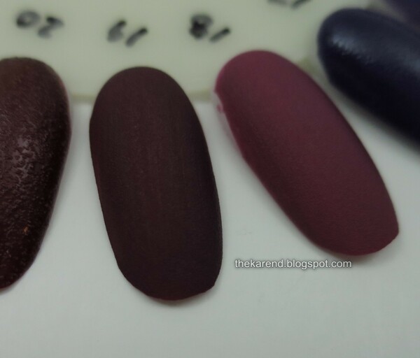 Nail polish swatch / manicure of shade Sally Hansen Crushed (Velvet Texture)
