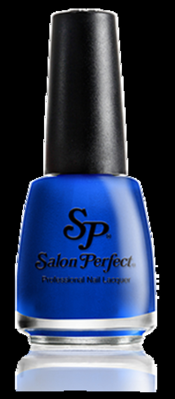 Nail polish swatch / manicure of shade Salon Perfect Blue Ribbon