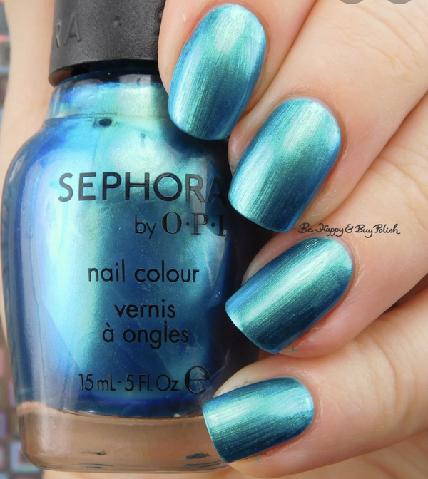 Nail polish swatch / manicure of shade Sephora by OPI Mermaid to Order