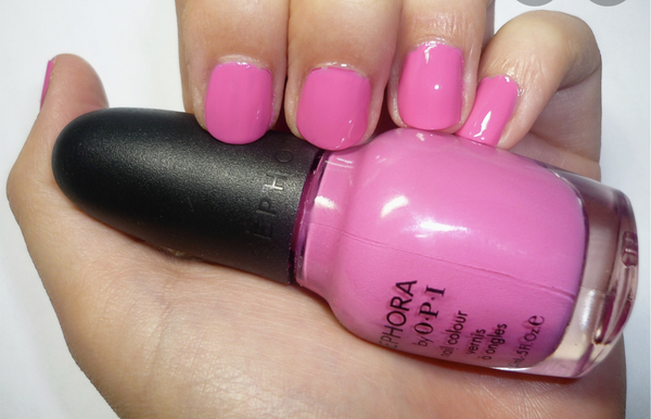 Nail polish swatch / manicure of shade Sephora by OPI Techno Girl