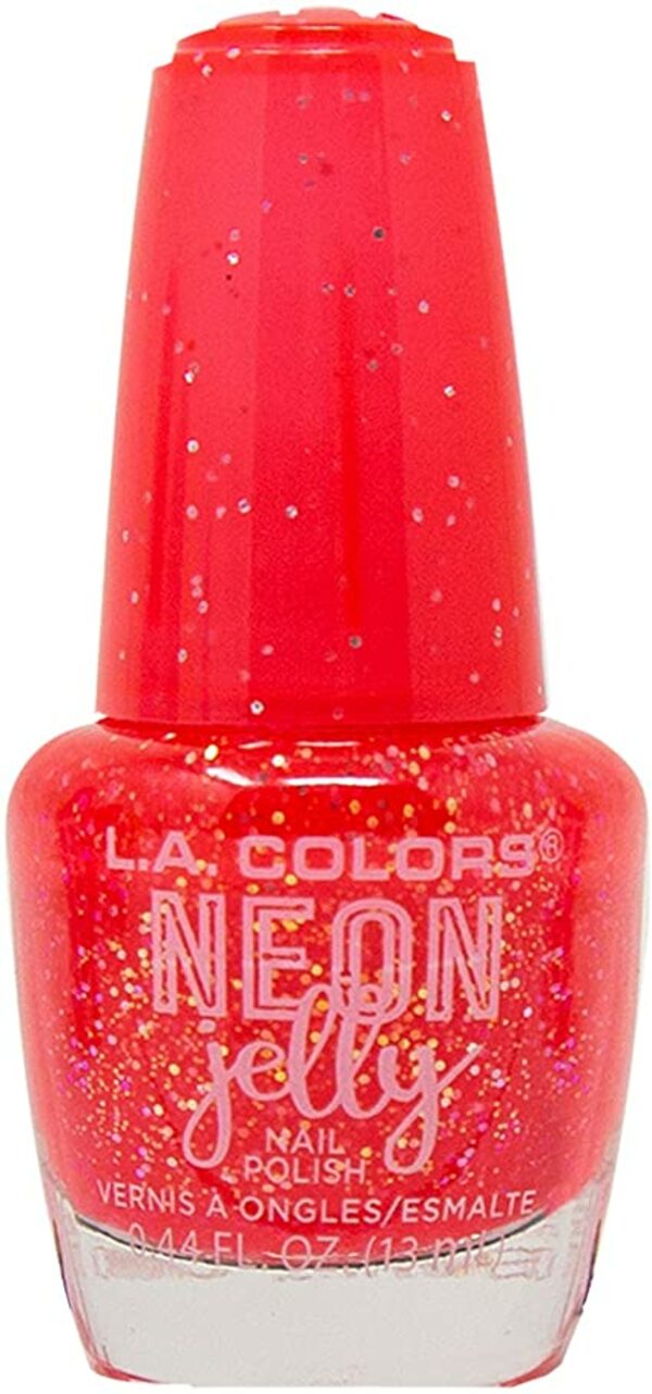 Nail polish swatch / manicure of shade L.A. Colors Tropical Punch