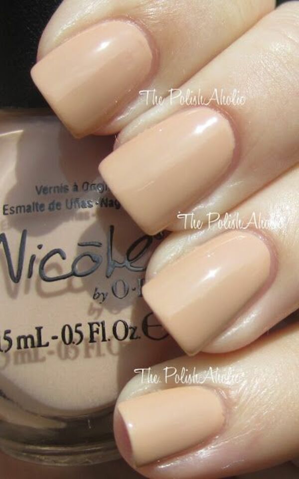 Nail polish swatch / manicure of shade Nicole by OPI Kim Konfidential