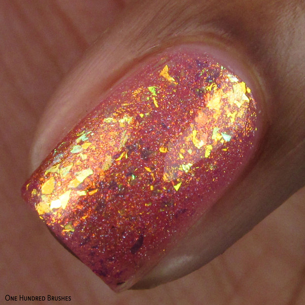 Nail polish swatch / manicure of shade Nailed It No Way Rosé