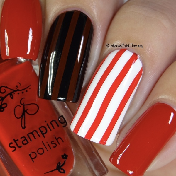 Nail polish swatch / manicure of shade Classic Films Nail Lacquer Vixen