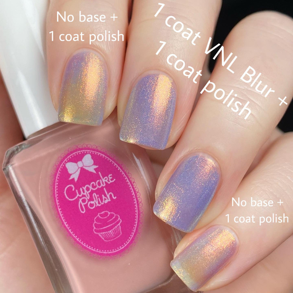 Nail polish swatch / manicure of shade Cupcake Polish VNL Blur 1