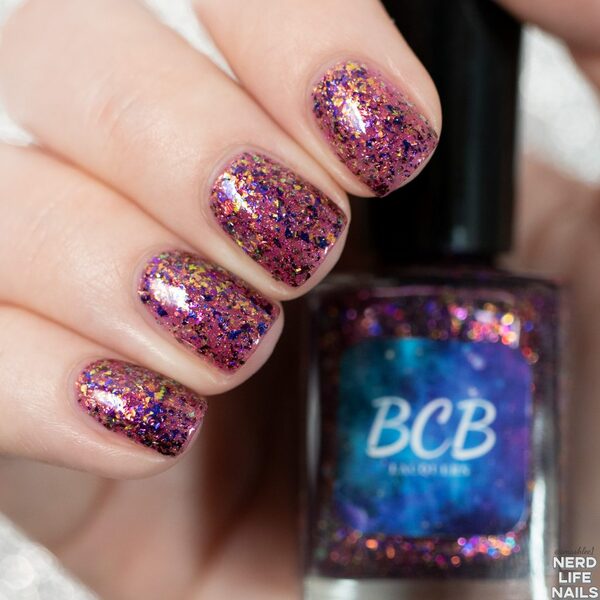 Nail polish swatch / manicure of shade BCB Lacquer Junimo