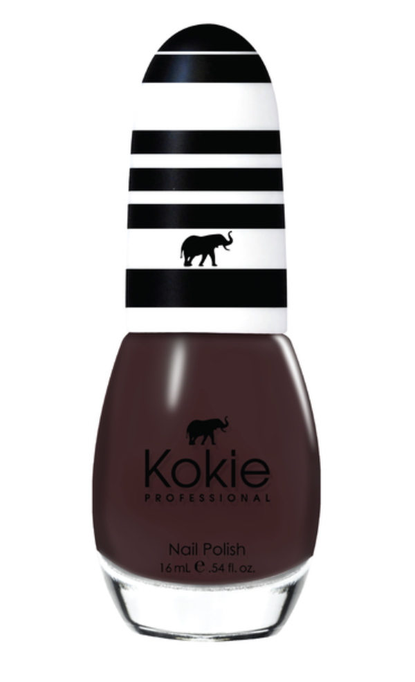 Nail polish swatch / manicure of shade Kokie Smoldering