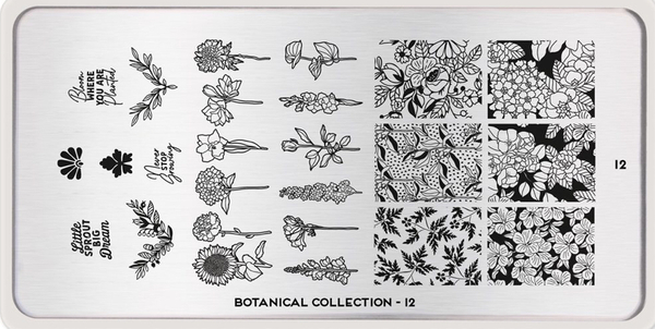 Nail polish swatch / manicure of shade MoYou London Botanical Collection - 12