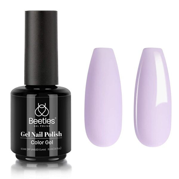 Nail polish swatch / manicure of shade Beetles Lilac Purple
