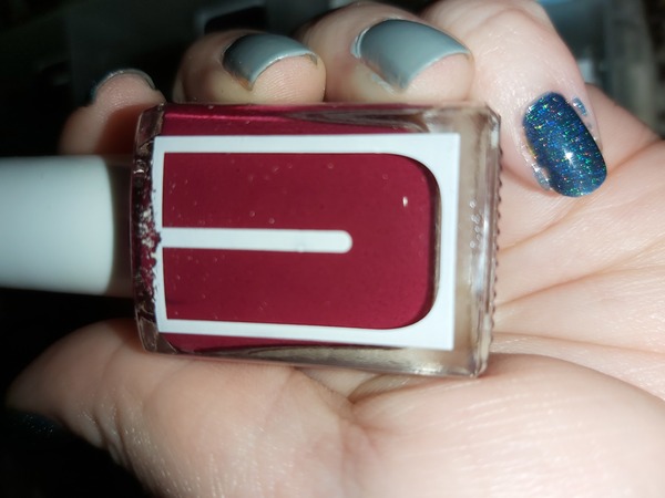 Nail polish swatch / manicure of shade Loud Lacquer Whoberry pie