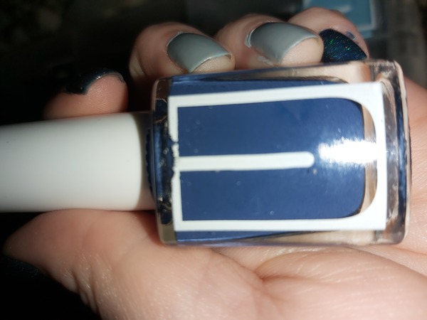 Nail polish swatch / manicure of shade Loud Lacquer Denim Denim Denim