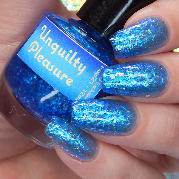 Nail polish swatch / manicure of shade DRK Nails Unguilty Pleasure