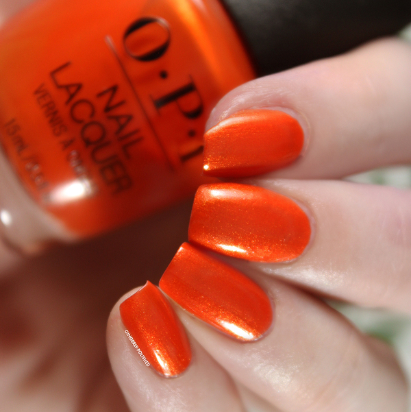 Nail polish swatch / manicure of shade OPI PCH Love Song