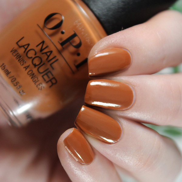 Nail polish swatch / manicure of shade OPI Endless Sun-ner