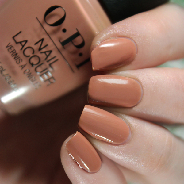 Nail polish swatch / manicure of shade OPI El Mat-adoring You