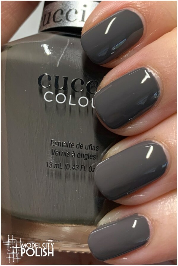 Nail polish swatch / manicure of shade Cuccio Fur-Well