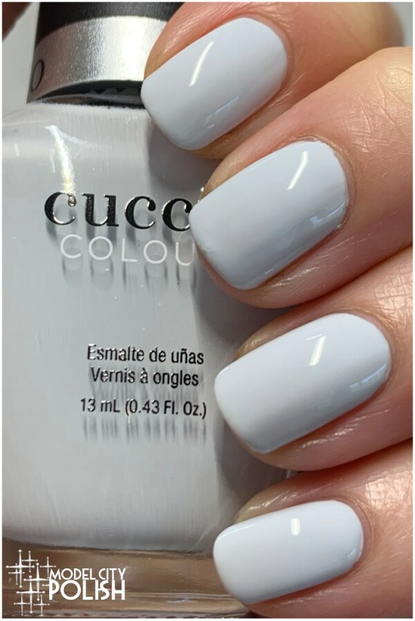 Nail polish swatch / manicure of shade Cuccio Feline Fine!