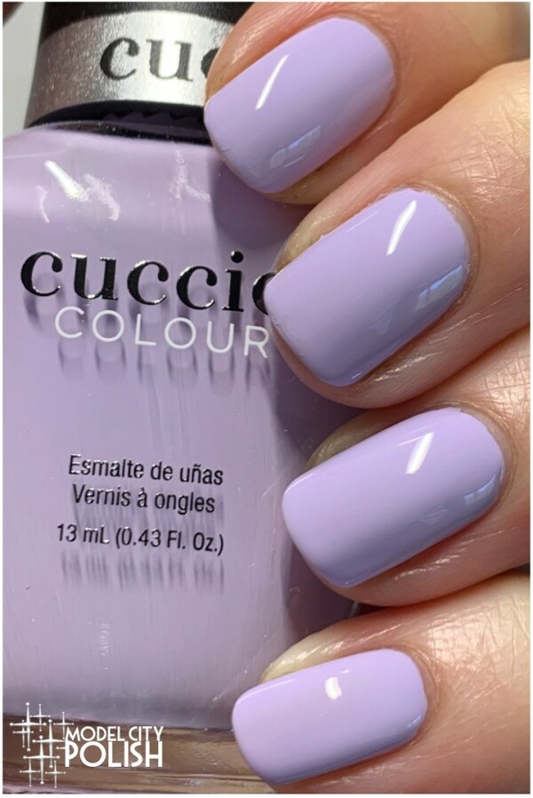 Nail polish swatch / manicure of shade Cuccio B.F.Fur-Ever