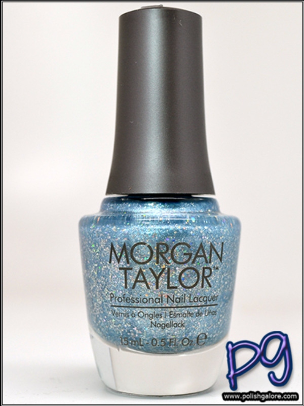 Nail polish swatch / manicure of shade Morgan Taylor If the Slipper Fits
