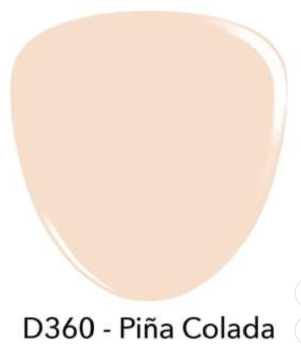 Nail polish swatch / manicure of shade Revel Pina Colada