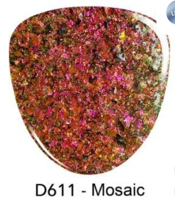 Nail polish swatch / manicure of shade Revel Mosaic