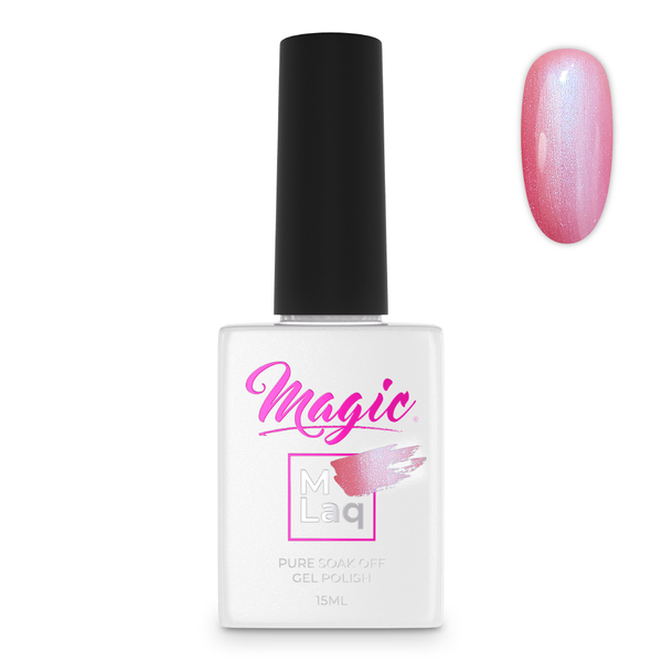 Nail polish swatch / manicure of shade Mlaq Pink Pearl