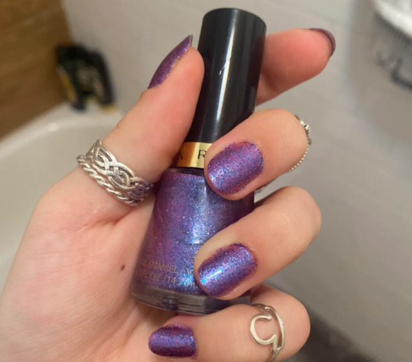 Nail polish swatch / manicure of shade Revlon Magnetic