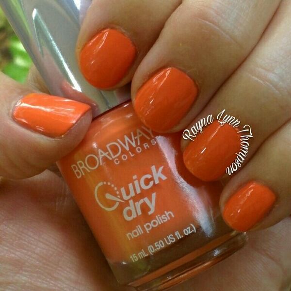 Nail polish swatch / manicure of shade Broadway Be Fabulous