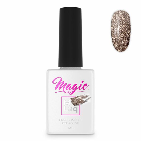 Nail polish swatch / manicure of shade Mlaq MLaq Reflections Grey Beige