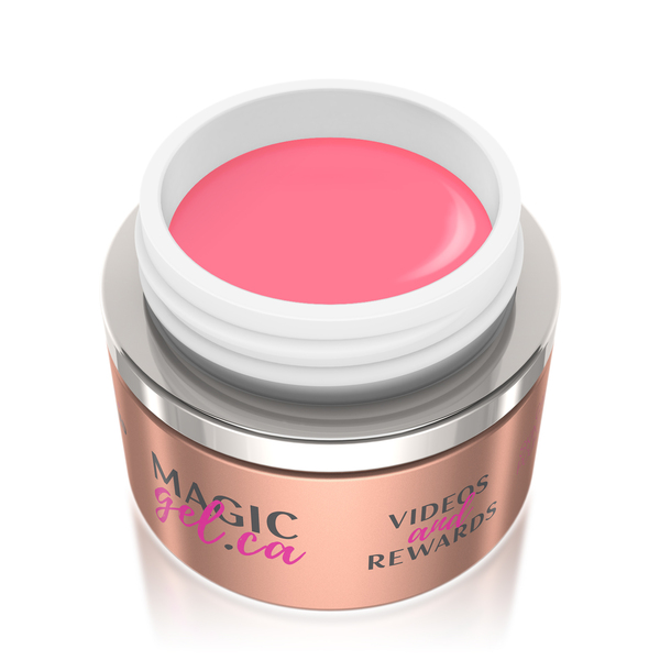 Nail polish swatch / manicure of shade Magic Gel Pastel Lollipop Pink