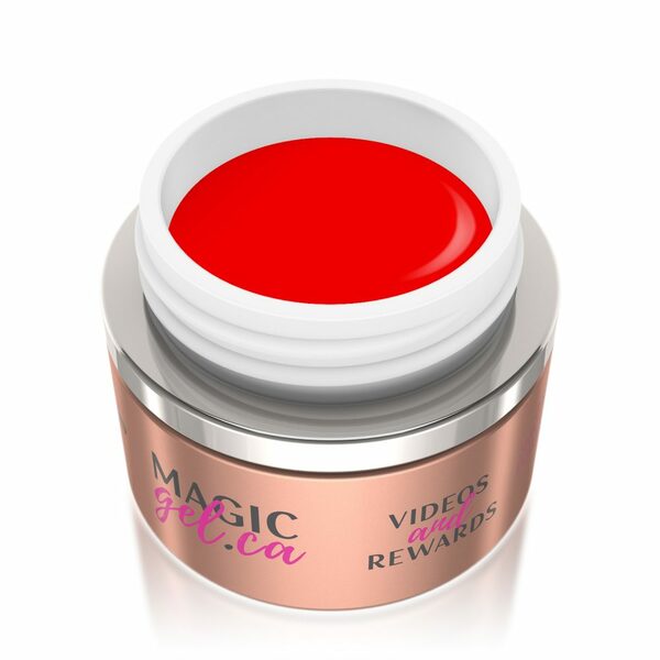 Nail polish swatch / manicure of shade Magic Gel Ferrari Red