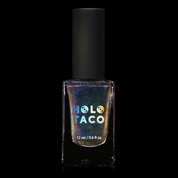 Nail polish swatch / manicure of shade Holo Taco Way Back Chrome