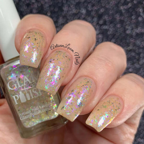Nail polish swatch / manicure of shade Glam Polish Through The Looking Glass