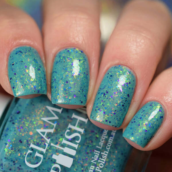 Nail polish swatch / manicure of shade Glam Polish I Wanna Be Loved Bayou