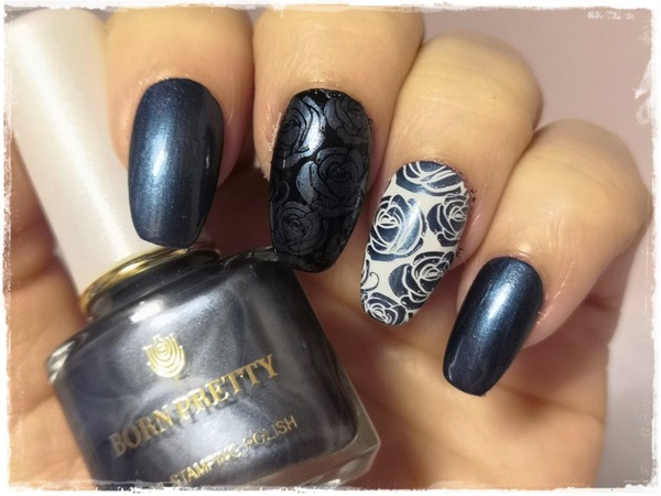 Nail polish swatch / manicure of shade Born Pretty Pentagram