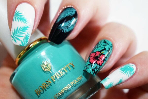 Nail polish swatch / manicure of shade Born Pretty Ariel Mermaid