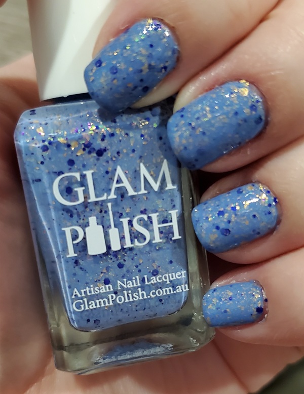 Nail polish swatch / manicure of shade Glam Polish Genie, You're Free!