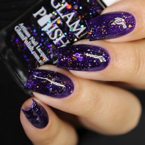 Nail polish swatch / manicure of shade Glam Polish Galaxy's Edge