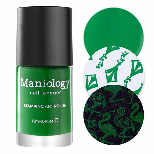 Nail polish swatch / manicure of shade Maniology Optimism