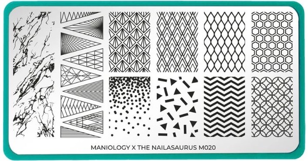 Nail polish swatch / manicure of shade Maniology The Nailasaurus