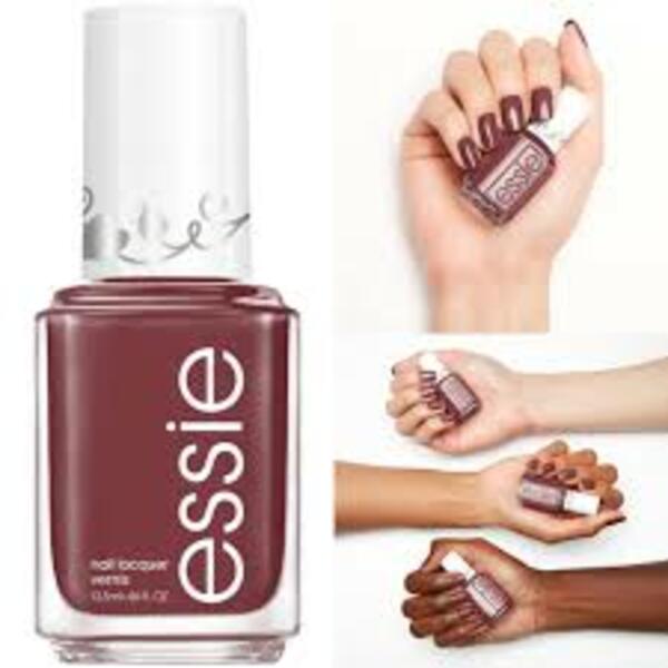 Nail polish swatch / manicure of shade essie Rooting for You