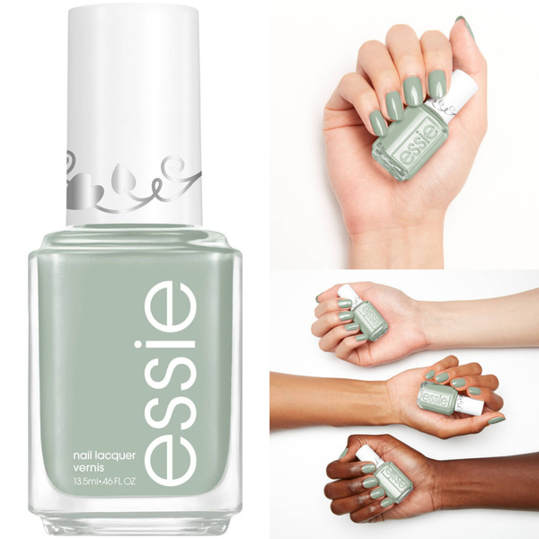 Nail polish swatch / manicure of shade essie Beleaf in Yourself