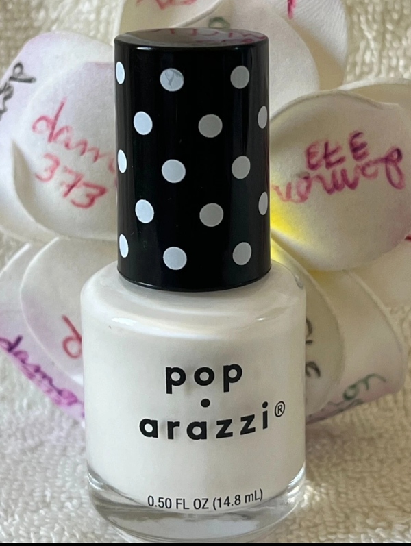 Nail polish swatch / manicure of shade Pop-arazzi Icing on the Cake