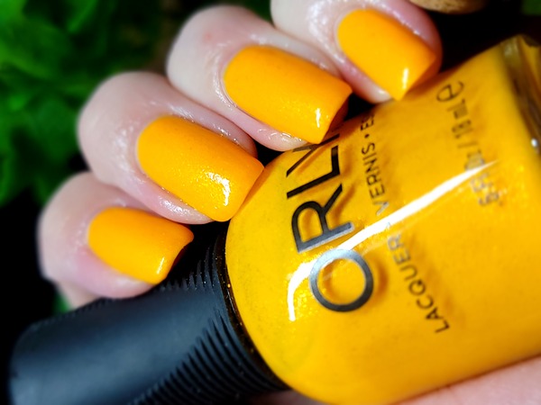 Nail polish swatch / manicure of shade Orly Summer Sunset