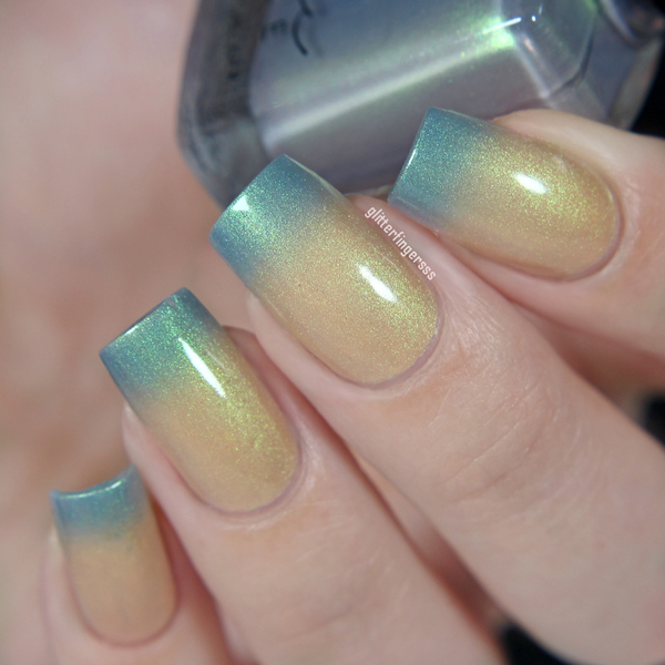 Nail polish swatch / manicure of shade Femme Fatale Swept Across the Sea