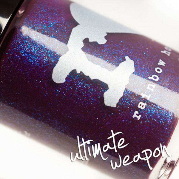 Nail polish swatch / manicure of shade Rainbow Honey Ultimate Weapon