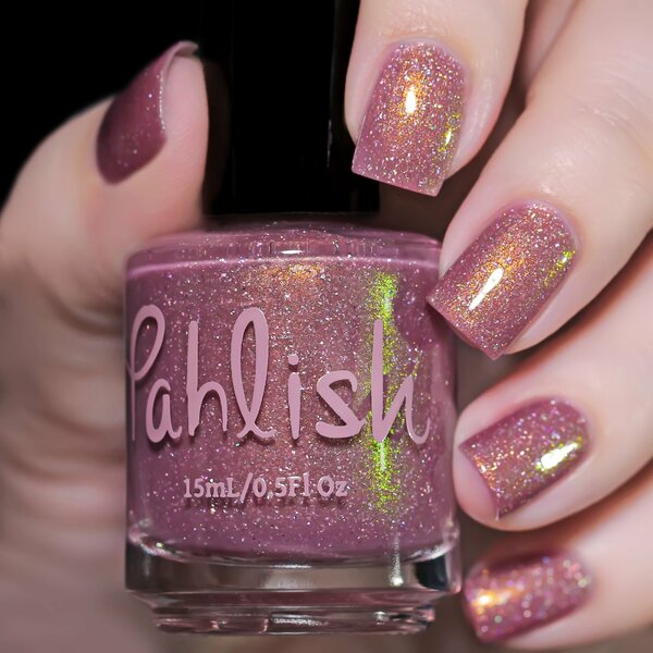 Nail polish swatch / manicure of shade Pahlish Fig